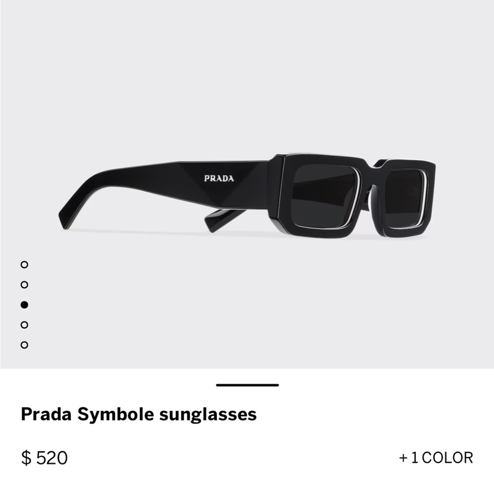 Prada Symbole sunglasses - like new / excellent condition. Worn 2/3 times.